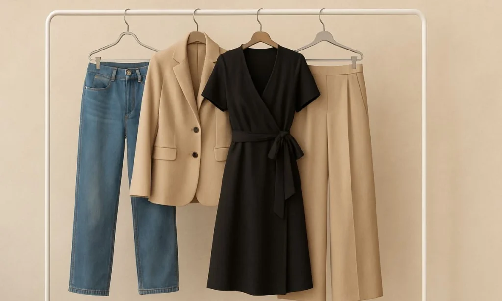 stylish wardrobe