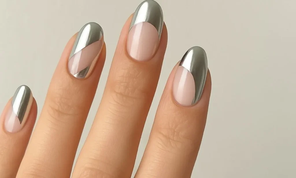 chrome negative space chrome negative space
