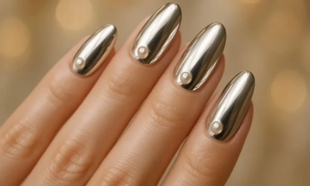 chrome pearl accents chrome pearl accents