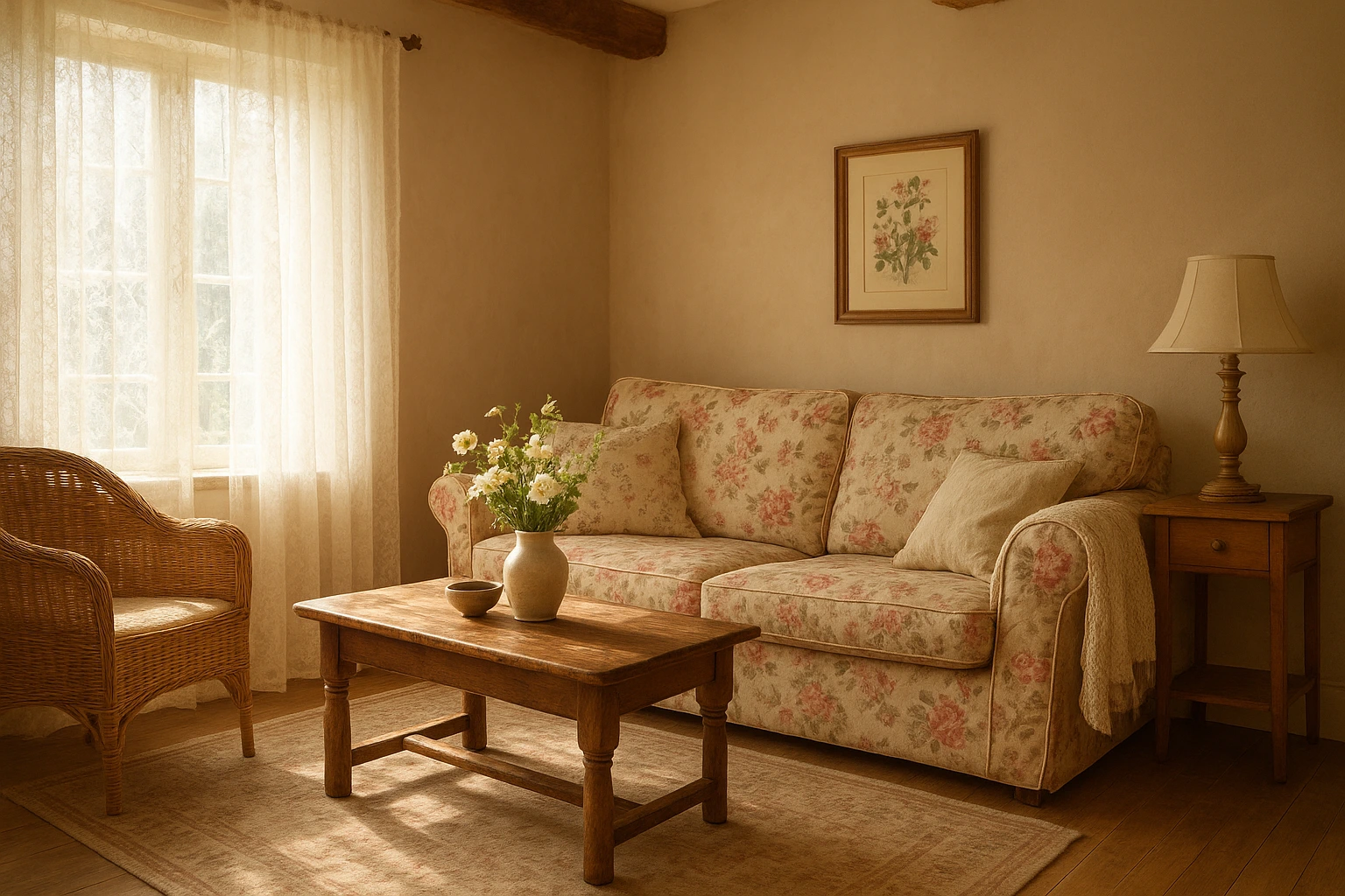 cottagecore living room