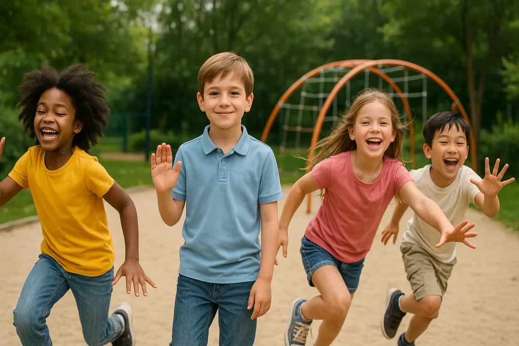 playground fun in full motion