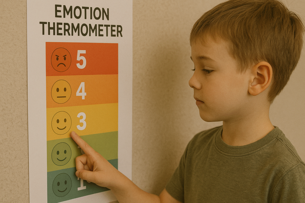 pointing to emotions