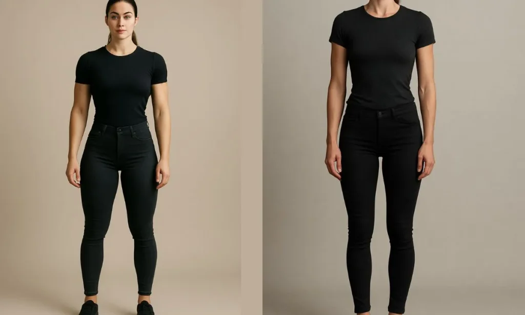 inverted triangle body shape outfits